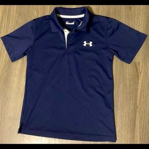 Under Armour Athletic Polo Navy size 6 Boys